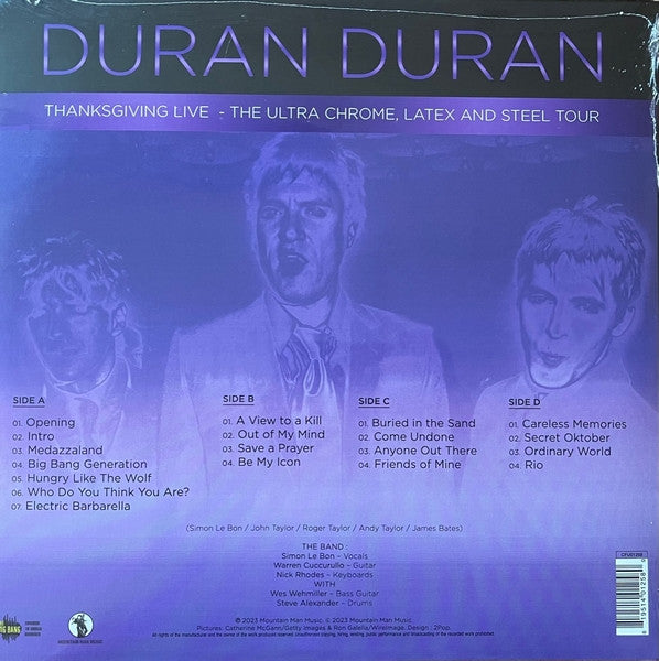 Duran Duran - Ultra chrome, latex & steel tour (LP) - Velvet Music
