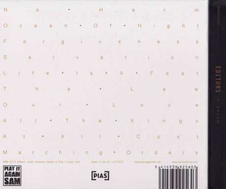 Editors - In Dream (tweedehands CD) - Velvet Music