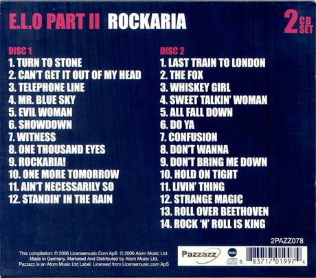 Electric Light Orchestra Part II - Rockaria (CD) - Velvet Music