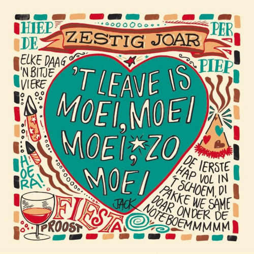 Jack Poels - Zestig joar, zestig tekste (boek/drukwerk) - Velvet Music