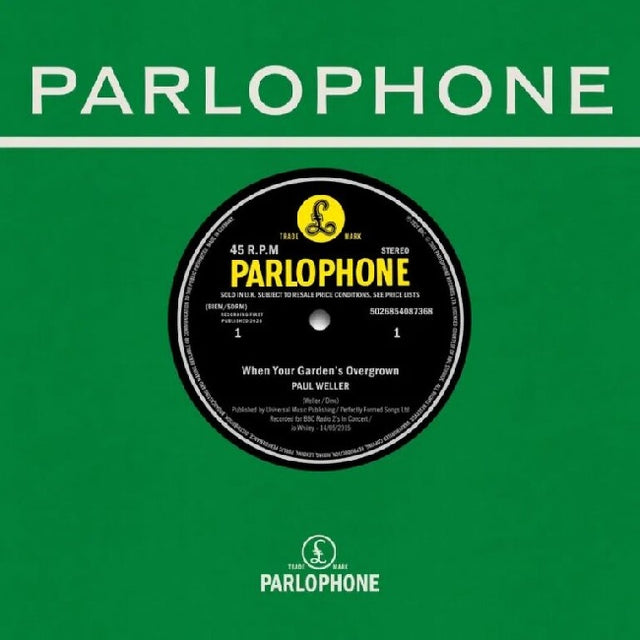 Paul Weller - When Your Garden?s Overgrown (Live at The BBC) / Boy About Town (Live at The BBC) (7-inch single) - Velvet Music
