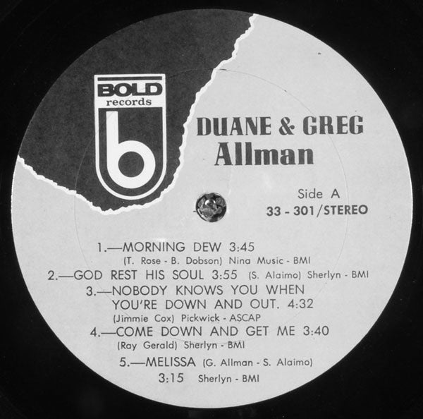 Duane & Greg Allman - Duane & Greg Allman (tweedehands LP) - Velvet Music