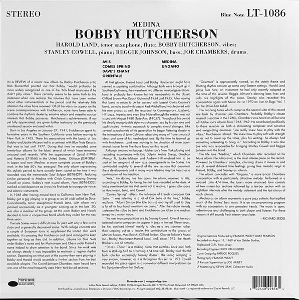 Bobby Hutcherson - Medina (LP) - Velvet Music