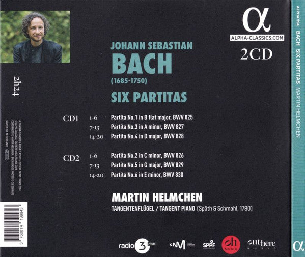 Johann Sebastian Bach, Martin Helmchen - Six Partitas (CD) - Velvet Music