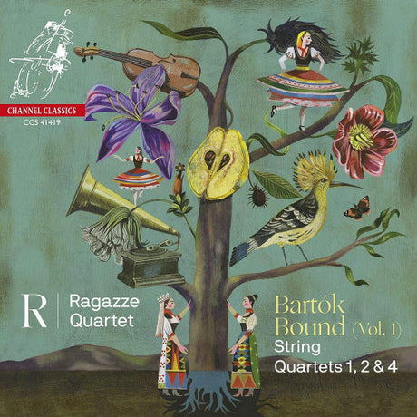 Ragazze Quartet - Bartok bound vol.1 - string quartets 1, 2 &amp; 4 (CD)