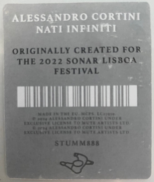 Alessandro Cortini - Nati Infiniti (LP) - Velvet Music