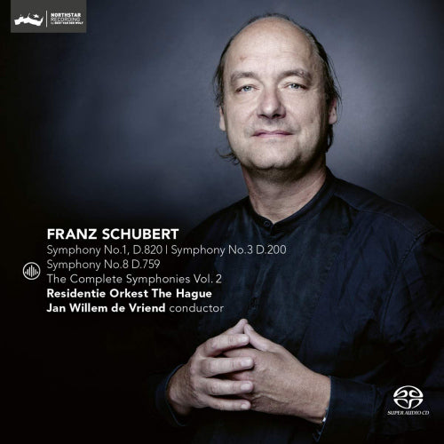 Residentie Orkest The Hague / Jan Willem De Vriend - Schubert: complete symphonies vol.2: symphony no.1, 3 & 8 (CD) - Velvet Music