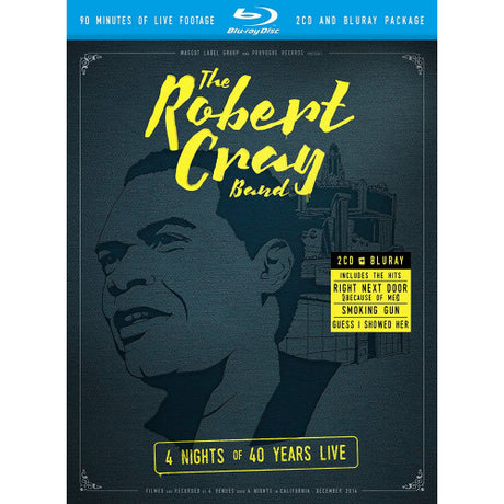 Robert Cray - 4 nights of 40 years live (blu ray movie) - Velvet Music