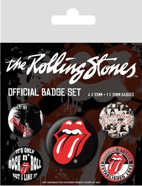 ROLLING STONES - BADGES (Merchandise) - Velvet Music