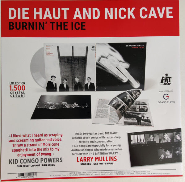 Die Haut And Nick Cave - Burnin' The Ice (LP) - Velvet Music