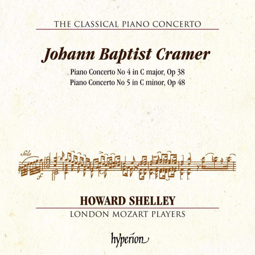 Howard Shelley - Cramer: piano concertos 4 & 5 (CD) - Velvet Music