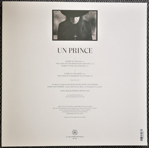 Jozef Van Wissem - Un Prince - Original Soundtrack Recording (LP)