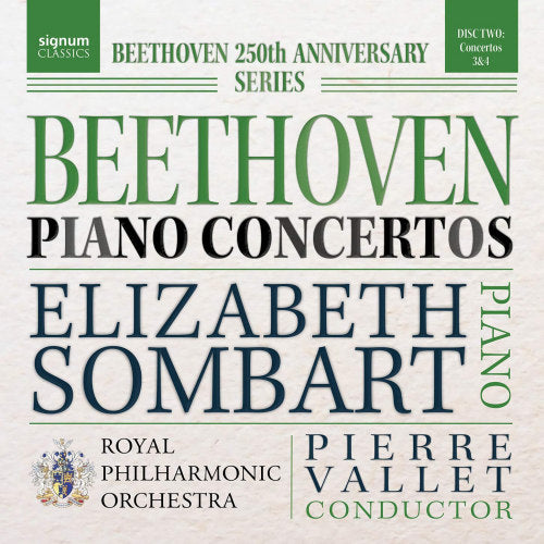 Elizabeth Sombart - Beethoven piano concertos 3 & 4 (CD)