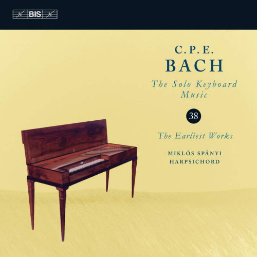 Cpe Bach - Solo keyboard music 38: the earliest works (CD)