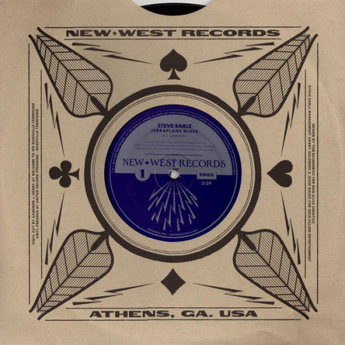 Steve Earle - Terraplane blues (12-inch maxi-single) - Velvet Music