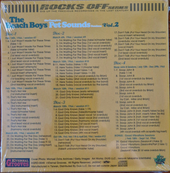 Beach Boys, The - The Complete Pet Sounds Sessions Vol. 2 (CD) - Velvet Music