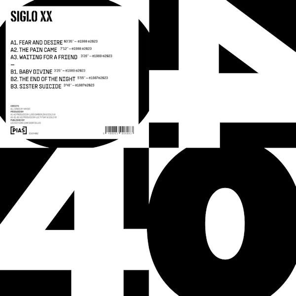 Siglo XX - Pias 40 (12-inch maxi-single) - Velvet Music