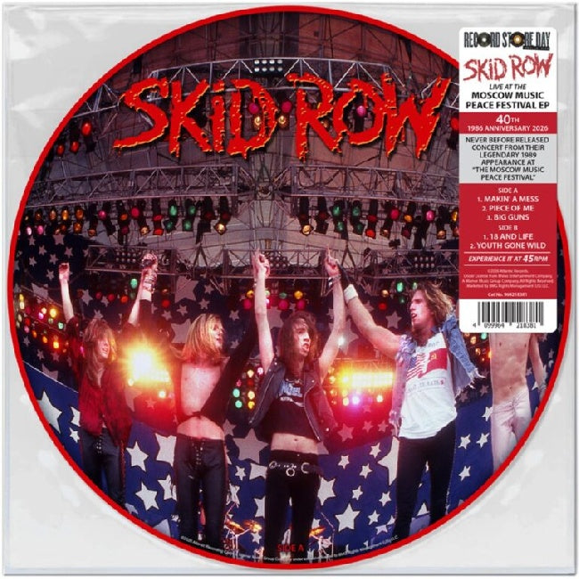 Skid Row - Live At The Moscow Music Peace Festival (12-inch maxi-single) - Velvet Music
