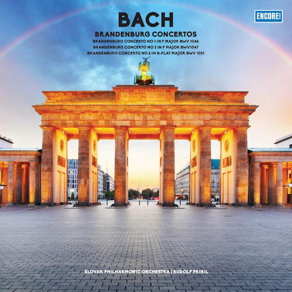 Slovak Philharmonic Orchestra / Rudolf Pribil - Bach: Brandenburg Concertos (LP) - Velvet Music