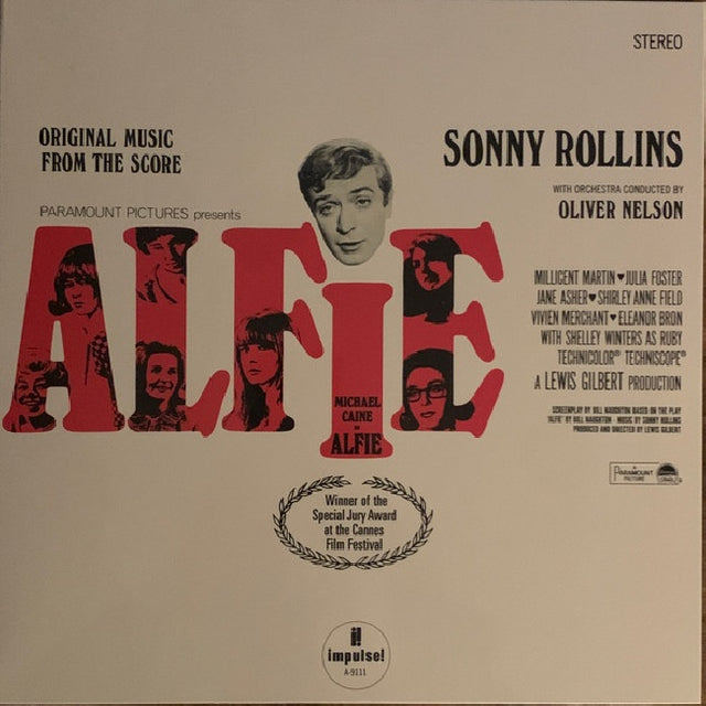 Sonny Rollins With Orchestra Conducted By Oliver Nelson - Original Music From The Score "Alfie" (LP) - Velvet Music