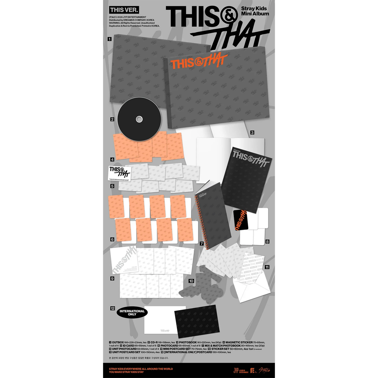 Stray Kids - This & that (THIS VER.)(CD)