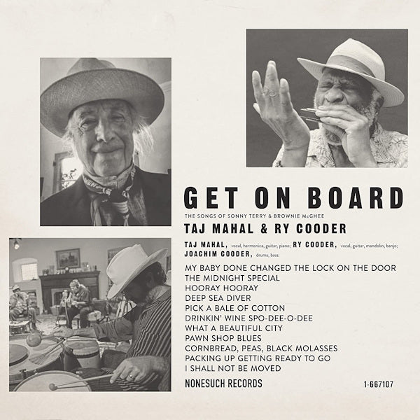Taj Mahal & Ry Cooder - Get on board (LP) - Velvet Music