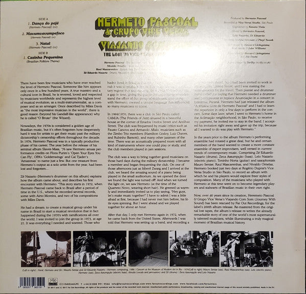 Hermeto Pascoal & Hermeto Pascoal & Grupo Vice Versa - Viajando Com O Som (The Lost '76 Vice-Versa Studio Session) (LP) - Velvet Music