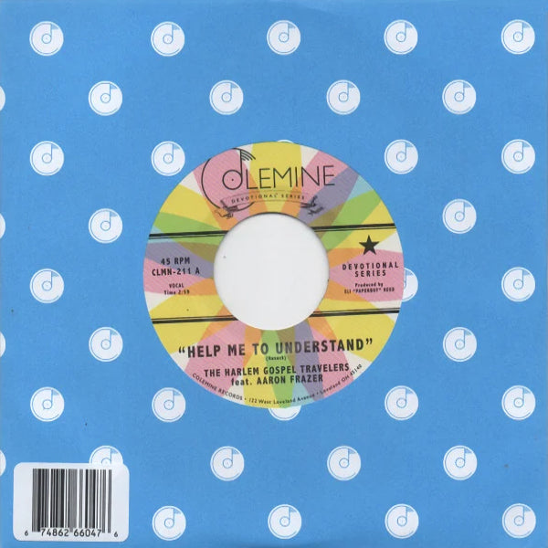 The Harlem Gospel Trevelers Featuring Aaron Frazer - 7-help me to understand (12-inch maxi-single) - Velvet Music