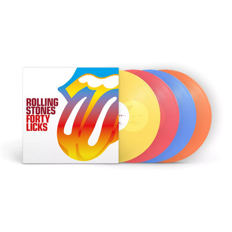 The Rolling Stones - Forty Licks (Transparent Yellow, Red, Blue, Orange Coloured Vinyl LP) - Velvet Music