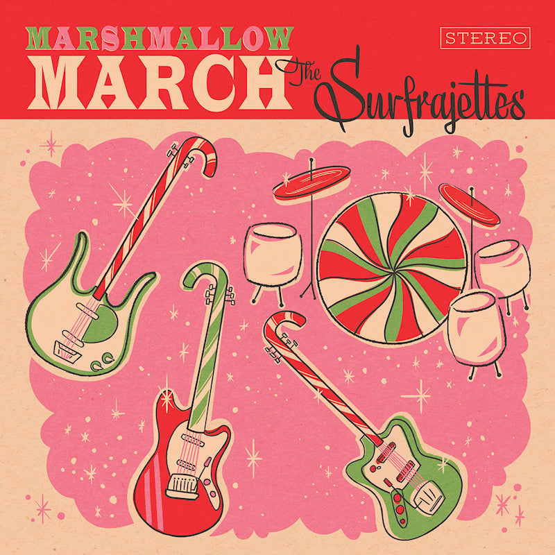 The Surfrajettes - Marshmallow march / all i want for christmas is you (7-inch single)