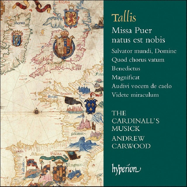 Thomas Tallis / Cardinall's Musick, The, Andrew Carwood - Missa Puer Natus Est Nobis (CD) - Velvet Music