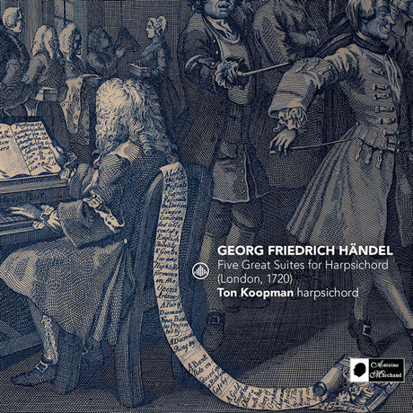 Ton Koopman - Five great suites for harpsichord (london, 1720) (CD) - Velvet Music