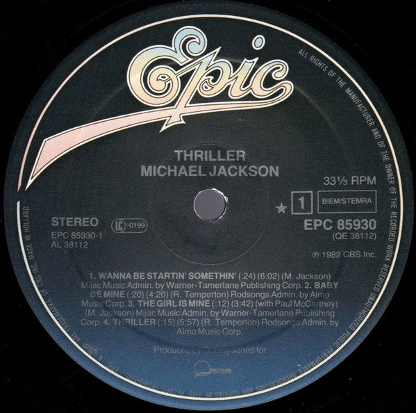 Michael Jackson - Thriller (tweedehands LP) - Velvet Music