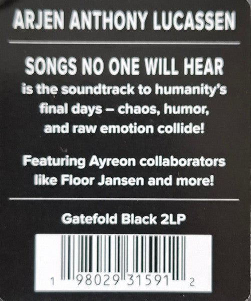 Arjen Anthony Lucassen - Songs No One Will Hear (LP) - Velvet Music