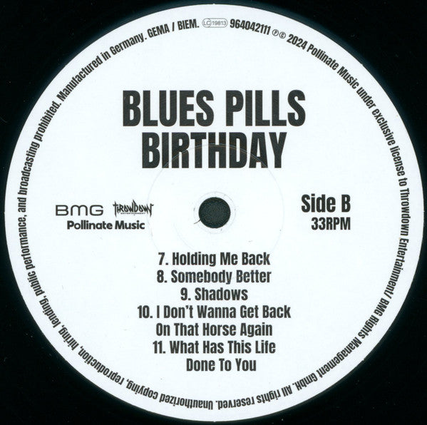 Blues Pills - Birthday (LP) - Velvet Music