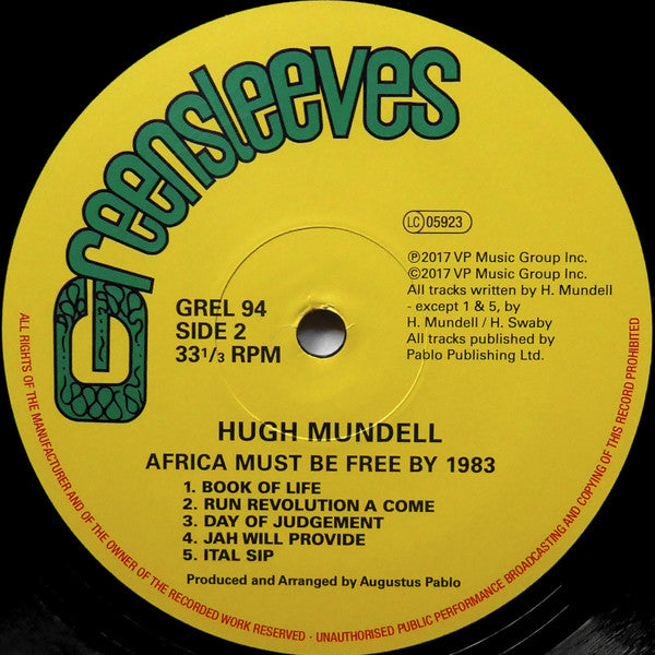 Hugh Mundell - Africa Must Be Free By 1983. (LP)