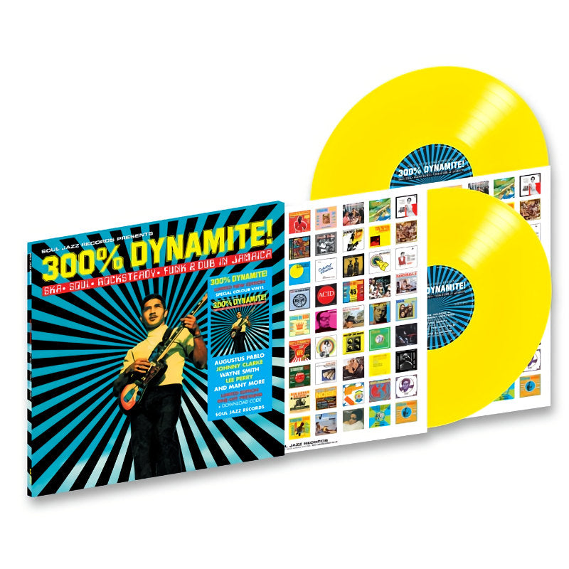 Soul Jazz Records Presents - 300% dynamite! ska, soul, rocksteady, funk and dub in jamaica (LP) - Velvet Music
