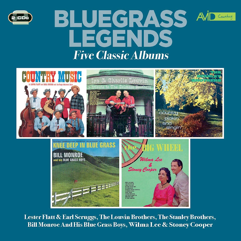 Various - Bluegrass legends - five classic albums (CD)