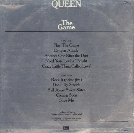 Queen - The Game (tweedehands LP) - Velvet Music