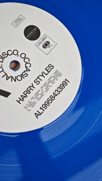Harry Styles - Kiss All The Time. Disco, Occasionally. (BLUE VINYL COLOURED LP)