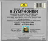 Ludwig van Beethoven, Herbert Von Karajan, Berliner Philharmoniker - 9 Symphonien, Ouvertüren (tweedehands CD) - Velvet Music