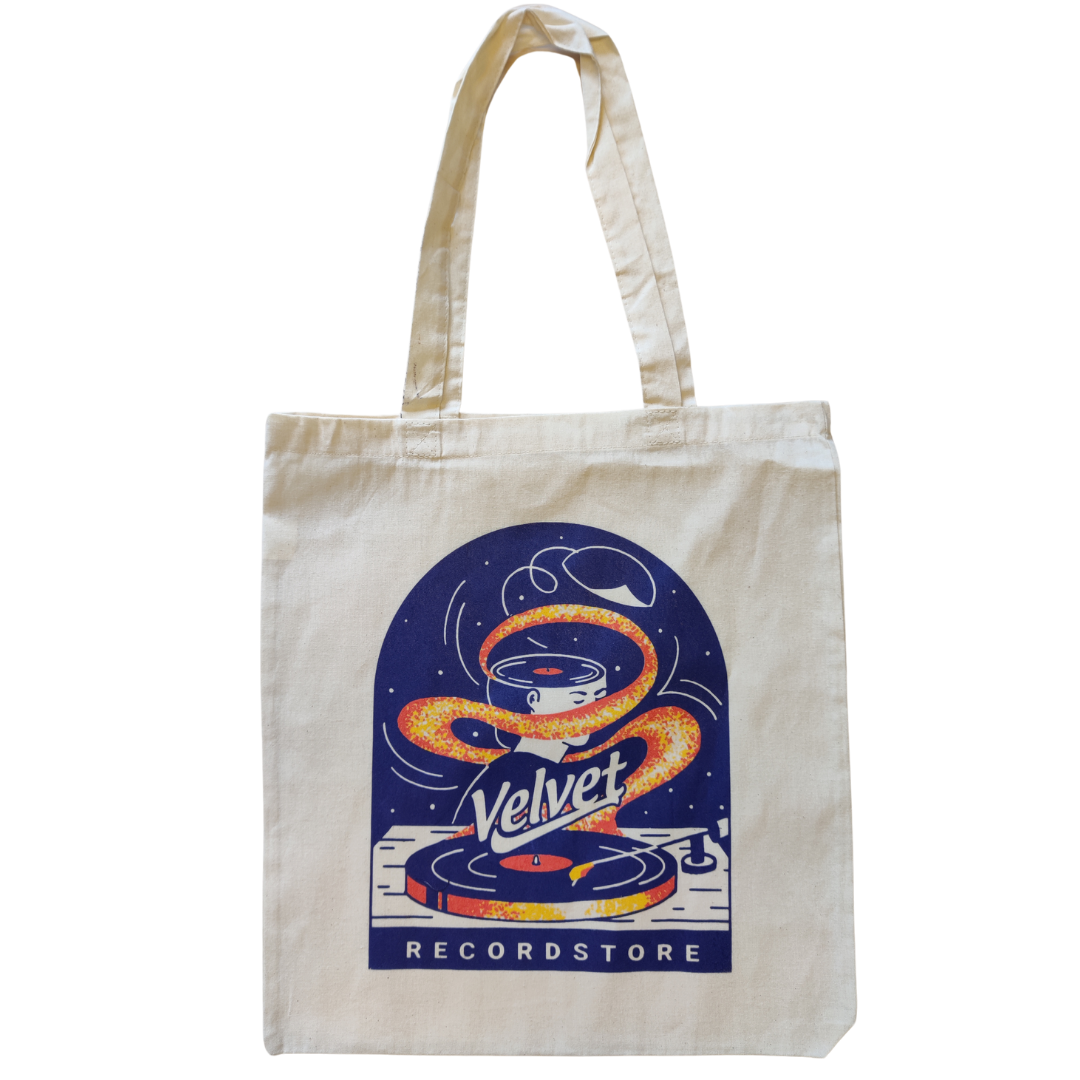 Velvet Linnen Tas - Play Your Records | Coloured (Merchandise)
