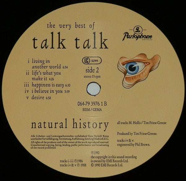 Talk Talk - Natural History (The Very Best Of Talk Talk) (tweedehands LP) - Velvet Music