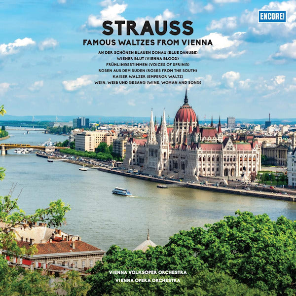 Vienna Volksoper Orchestra / Vienna Opera Orchestra - Strauss: Famous Waltzes From Vienna (LP) - Velvet Music