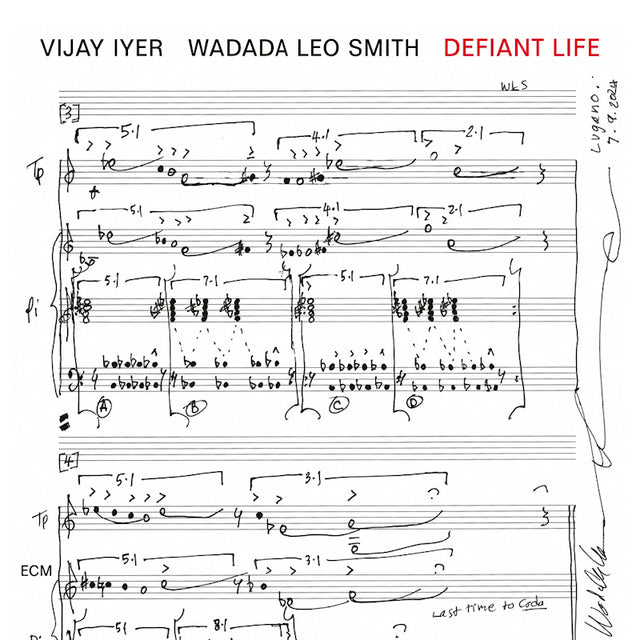 Vijay Iyer & Wadada Leo Smith - Defiant life (CD) - Velvet Music