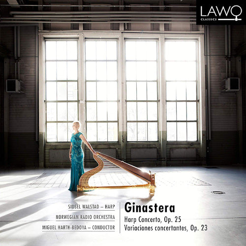 Sidsel Walstad - Ginastera: harp concerto op.25/variaciones concertantes (CD) - Velvet Music