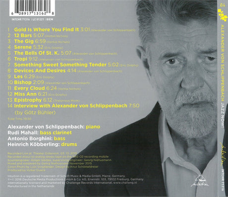 Alexander von Schlippenbach - Jazz Now! (Live At Theater Gütersloh) (tweedehands CD) - Velvet Music