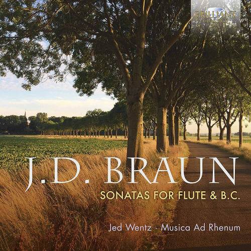 J.d. Braun - Sonatas for flute & b.c. (CD) - Velvet Music