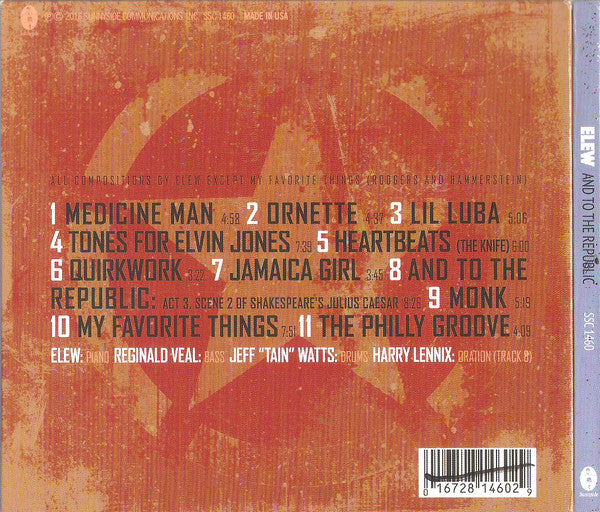 Eric Lewis, Reginald Veal, Jeff "Tain" Watts - And To The Republic (tweedehands CD) - Velvet Music