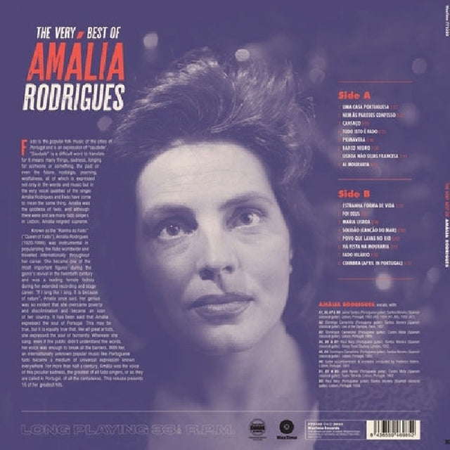 Amalia Rodrigues - Very best of (LP) - Velvet Music